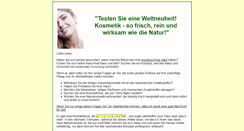 Desktop Screenshot of geheimnisfrische.com